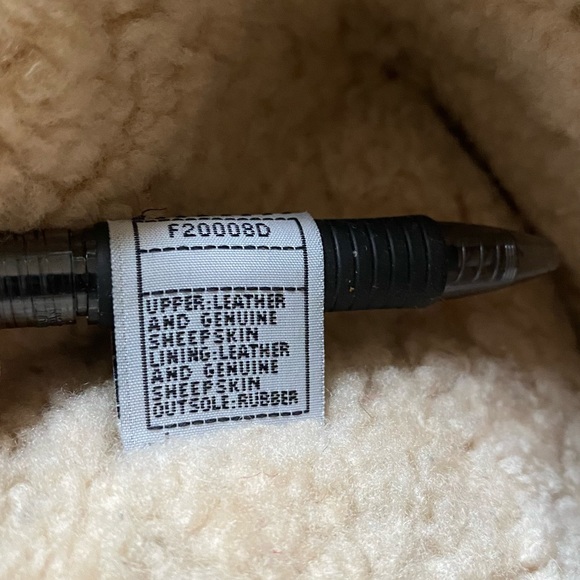 UGG Sheepskin Shearling Pull-On Moto Boots, EUC - Picture 5 of 5